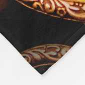 スチームパンクハート フリースブランケット (角)