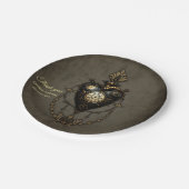 スチームパンクハート ペーパープレート (アングル)