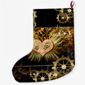 スチームパンクハート ラージクリスマスストッキング (裏面)