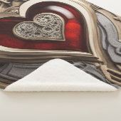 スチームパンクハート – 複雑な機械的愛 シェルパブランケット (3/4)