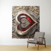 スチームパンクハート – 複雑な機械的愛 タペストリー (インサイチュ)