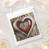 スチームパンクハート – 複雑な機械的愛 フェイバーバッグ (クリップ留めされた状態)