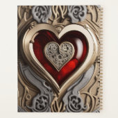 スチームパンクハート – 複雑な機械的愛 プランナー手帳 (裏面)