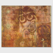 スチームパンクバララッピング紙 ラッピングペーパー (フラット)