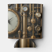 スチームパンクパイプとゲージクーラーボックス 缶クーラー (正面)