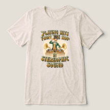スチームパンクパーティーのための紳士DJ Tシャツ「ヒット曲をプレイ中」