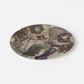 スチームパンクパーティー供給ヴィンテージ工業 ペーパープレート (アングル)