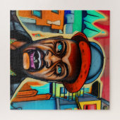 スチームパンクヒップホップマスタージャッキー ジグソーパズル (横)