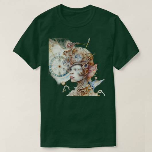 スチームパンクヒューマノイド Tシャツ (デザイン正面)