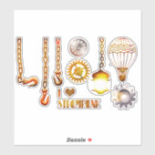 スチームパンクビクトリアンゴシック シール (シート)