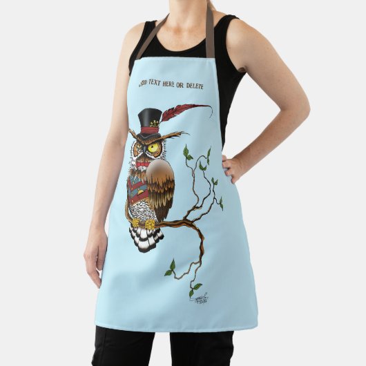 スチームパンクビクトリアンフクロウ エプロン (インサイチュ)