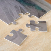 スチームパンクビクトリアン未来的グリーンダンサー ジグソーパズル (側面)