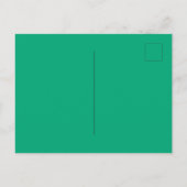 スチームパンクビクトリアン未来的グリーンダンサー ポストカード (裏面)