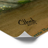 スチームパンクビクトリアン猫ポートレートゴシック美術プリント ポスター (角)