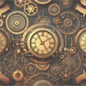 スチームパンクビニールステッカー シール (正面)