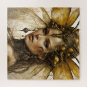 スチームパンクビー昆虫女 ジグソーパズル (横)