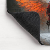 スチームパンクファイアーデーモン マウスパッド (コーナー)