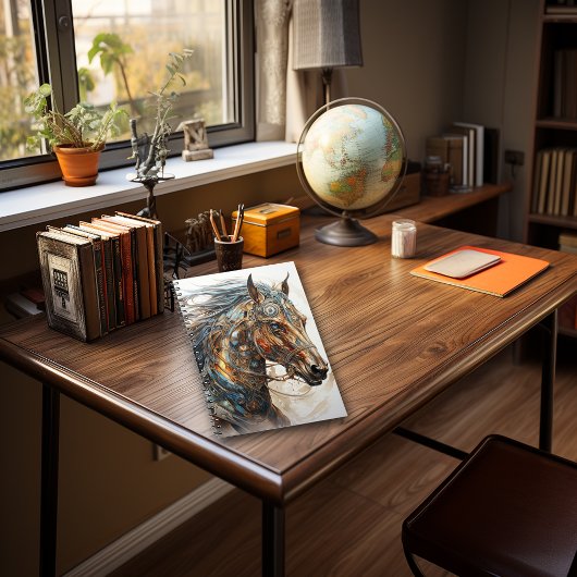 スチームパンクファンタジーホース ノートブック