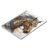 スチームパンクファンタジーホース ノートブック (左側)