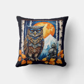 スチームパンクフクロウと満月山ベイカー， WA クッション (裏面)