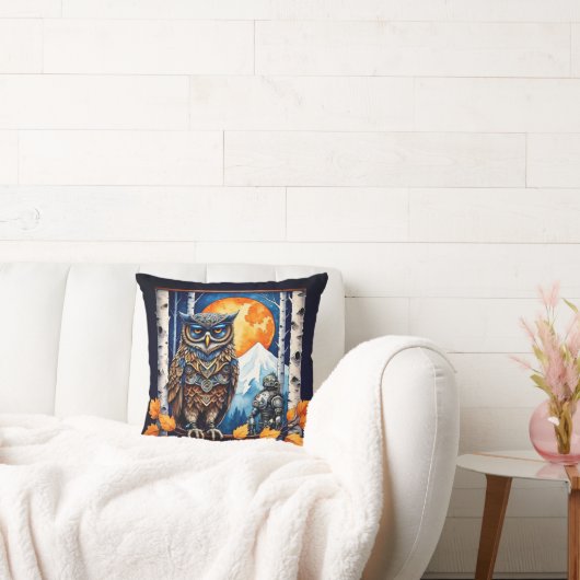 スチームパンクフクロウと満月山ベイカー， WA クッション (ソファ)