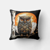 スチームパンクフクロウと満月山ベイカー， WA クッション (裏面)