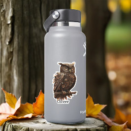 スチームパンクフクロウ シール