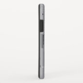 スチームパンクフローラメタルグレー Case-Mate iPhoneケース (裏面/右)