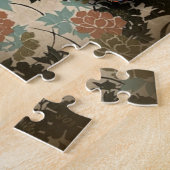 スチームパンクフローラ蝶ヴィンテージビクトリアン靴 ジグソーパズル (側面)