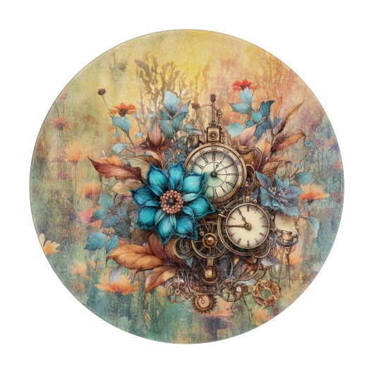 スチームパンクフローラ カッティングボード (正面)