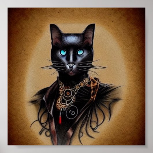 スチームパンクブラックパンサー ポスター (正面)