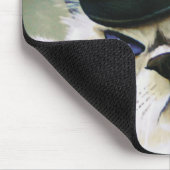 スチームパンクペルシャ猫 マウスパッド (コーナー)