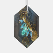 スチームパンクホタル ガラスオーナメント (正面右)