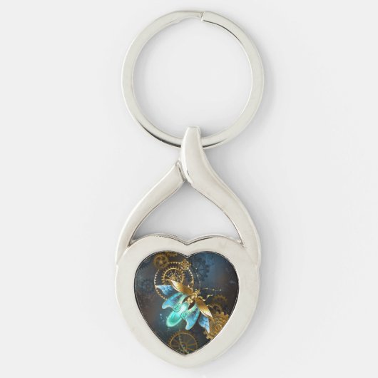 スチームパンクホタル キーホルダー (正面)