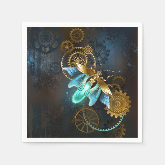 スチームパンクホタル スタンダードカクテルナプキン (正面)