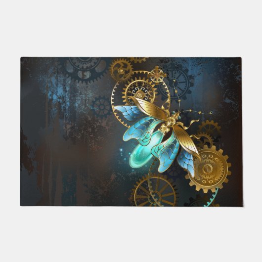 スチームパンクホタル ドアマット (正面)