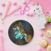 スチームパンクホタル ペーパープレート (パーティー)