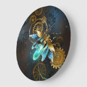 スチームパンクホタル ラージ壁時計 (傾斜)