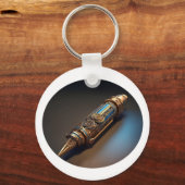 スチームパンクボールペン キーホルダー (正面)