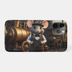 スチームパンクマウスとトレイン iPhone 11 PROケース