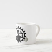 スチームパンクマンホールディングガンギア エスプレッソカップ (正面右)