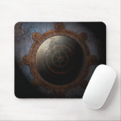 スチームパンクムーンクロックタイムメタルギア マウスパッド (マウス)