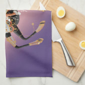 スチームパンクメカニカルホース&レディーティータオル キッチンタオル (四つ折り)