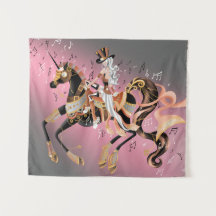 スチームパンクメカニカルホース&レディ