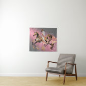 スチームパンクメカニカルホース&レディ タペストリー (インサイチュ(横))