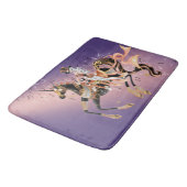 スチームパンクメカニカルホース&レディ バスマット (アングル)