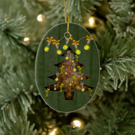 スチームパンクメタルツリーカスタマイズ可能オーナメント セラミックオーナメント