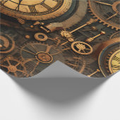 スチームパンクラッピング紙 ラッピングペーパー (角)