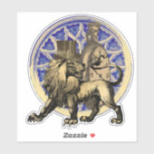 スチームパンクリオンコラージュ シール (シート)