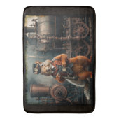 スチームパンクリスと列車 バスマット (正面縦)